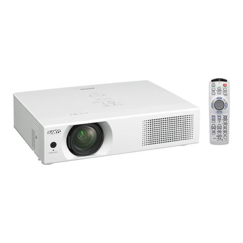 Sanyo WXU700 - WXGA LCD Projector User manual