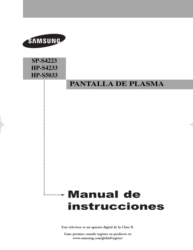 Samsung SP-S4223 Setup guide