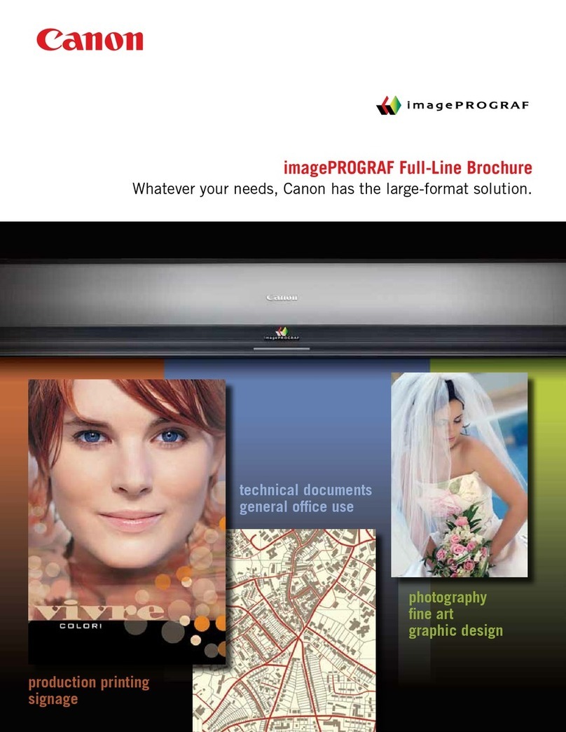 Canon iPF5100 - imagePROGRAF Color Inkjet Printer User manual