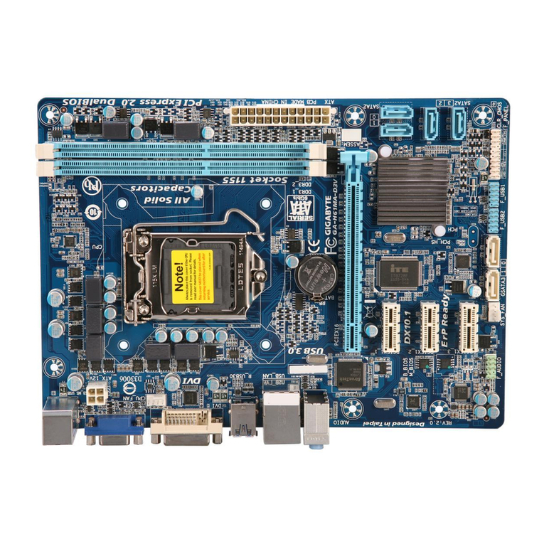 Gigabyte GA-H61MA-D3V user manual