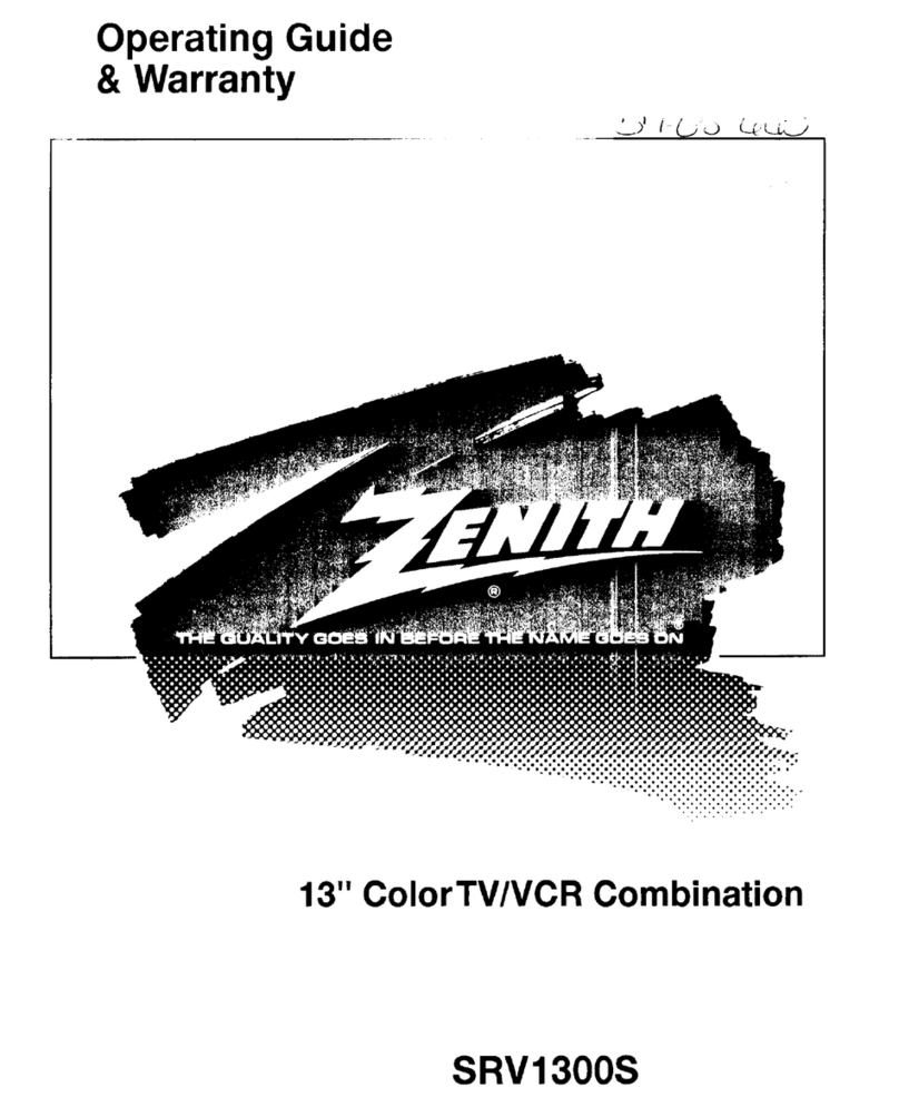 Zenith SRV1300S Operating and maintenance manual