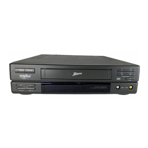 Zenith VRL4170 Operating and maintenance manual