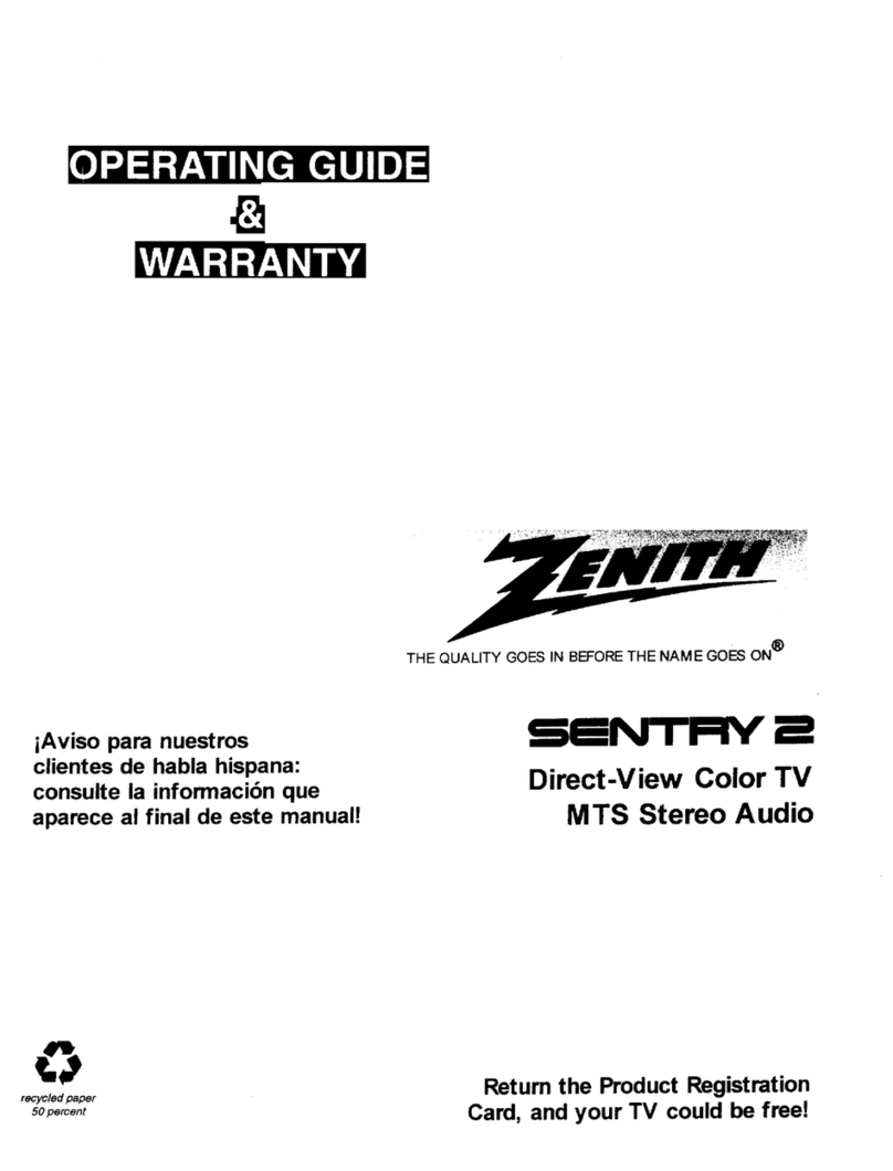 Zenith Sentry 2 Series Operating and maintenance manual