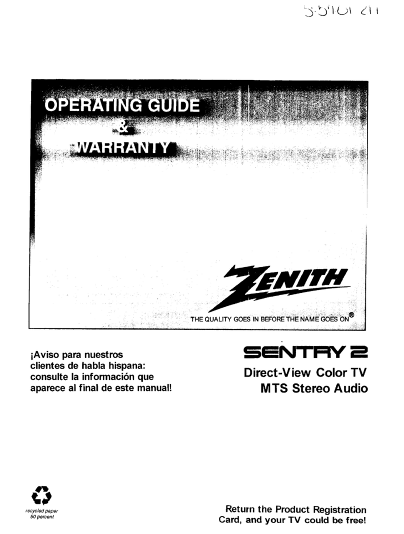 Zenith Sentry 2 Series Operating and maintenance manual