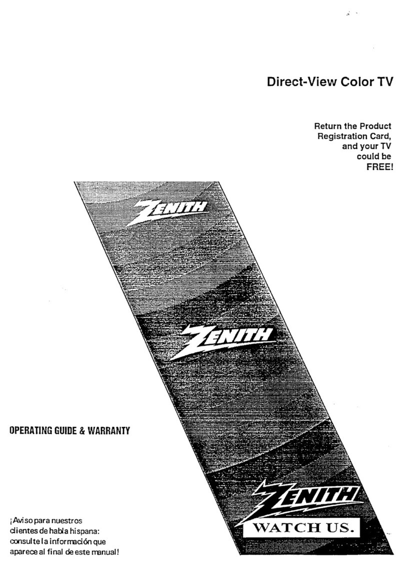 Zenith SR1324 Operating and maintenance manual