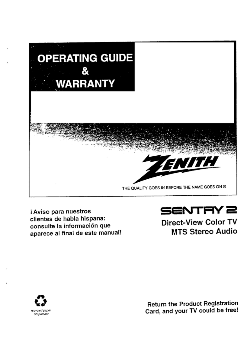 Zenith Sentry 2 Series Operating and maintenance manual