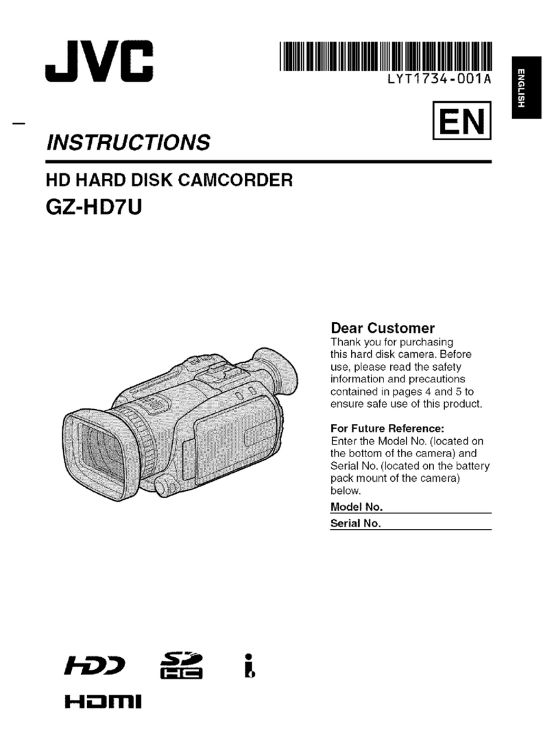 JVC Everio GZ-HD7U User manual