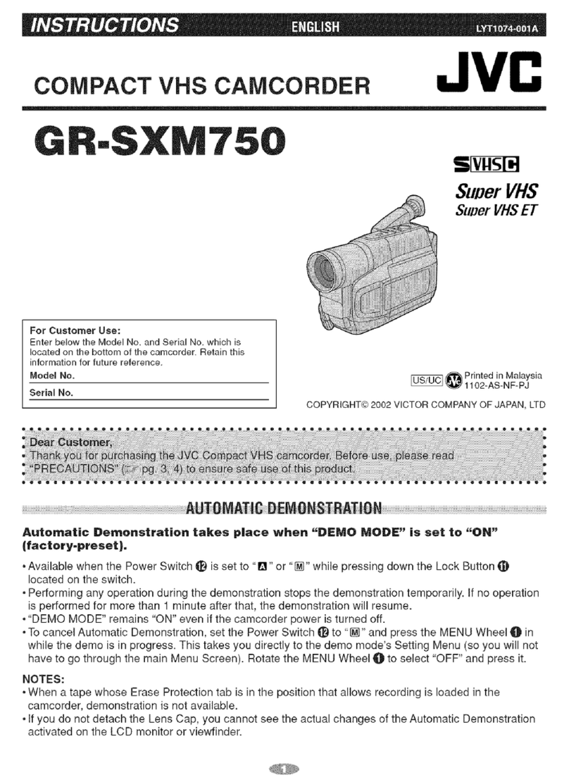 JVC GR-SXM750 User manual