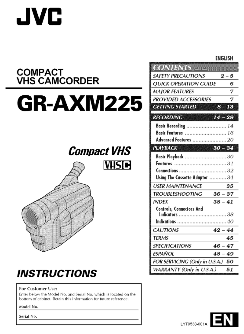 JVC GR-AXM225 instructions
