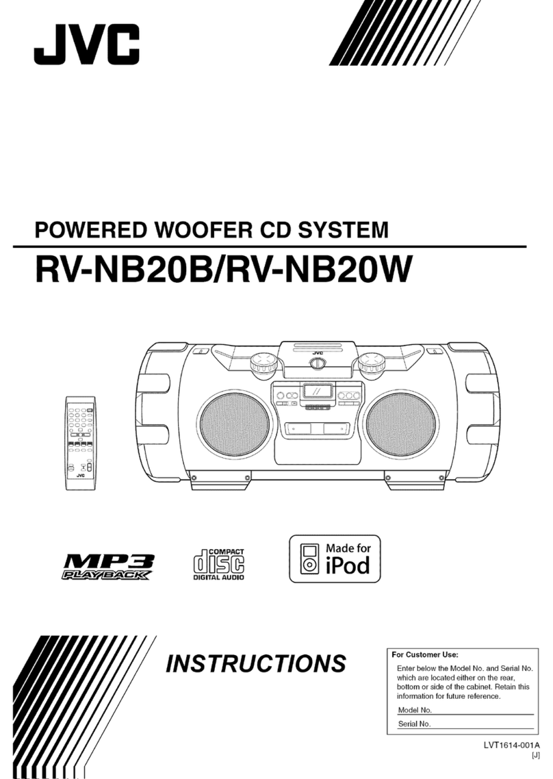 JVC RV-NB20W User manual