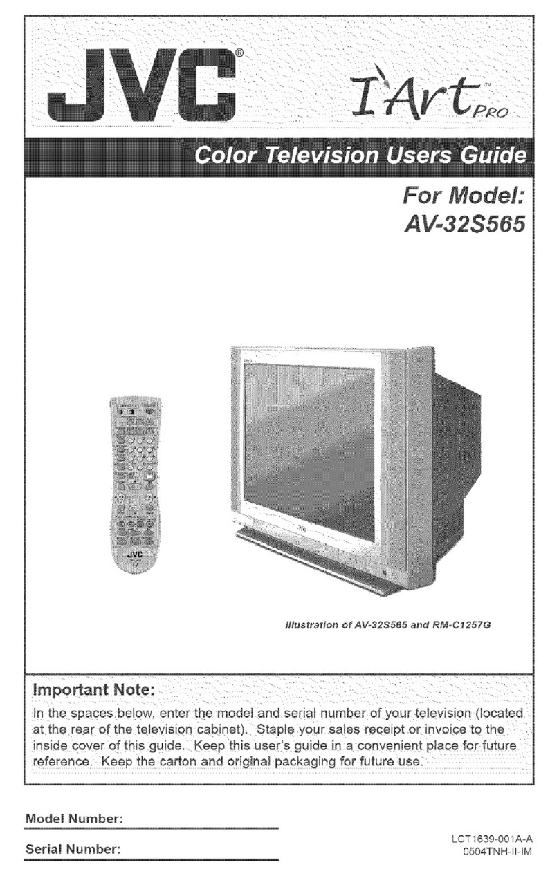 JVC I'Art Pro AV-32S565 User manual