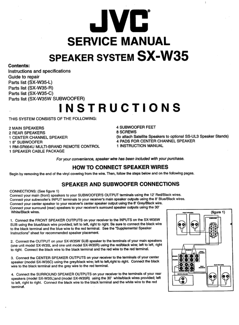 JVC SX-W35 User manual