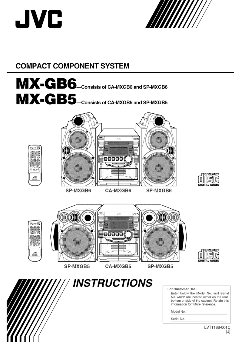 JVC MX-GB5 User manual