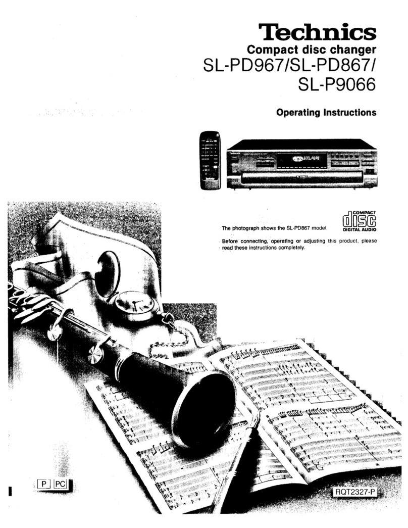 Technics SL-PD967 User manual