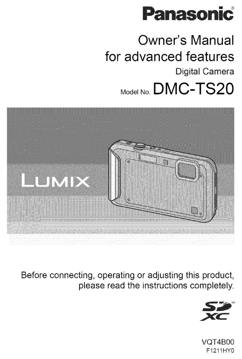 Panasonic Lumix DMC-TS20 User manual