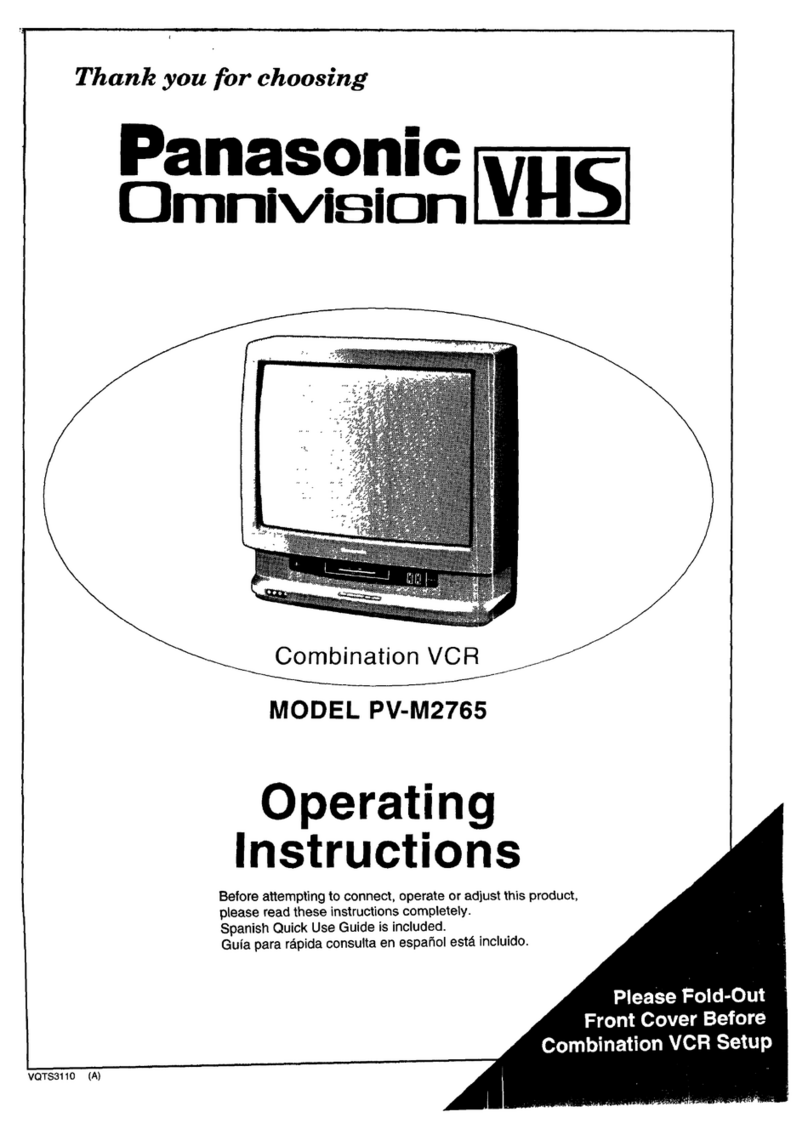 Panasonic Omnivision VHS PV-M2765 User manual