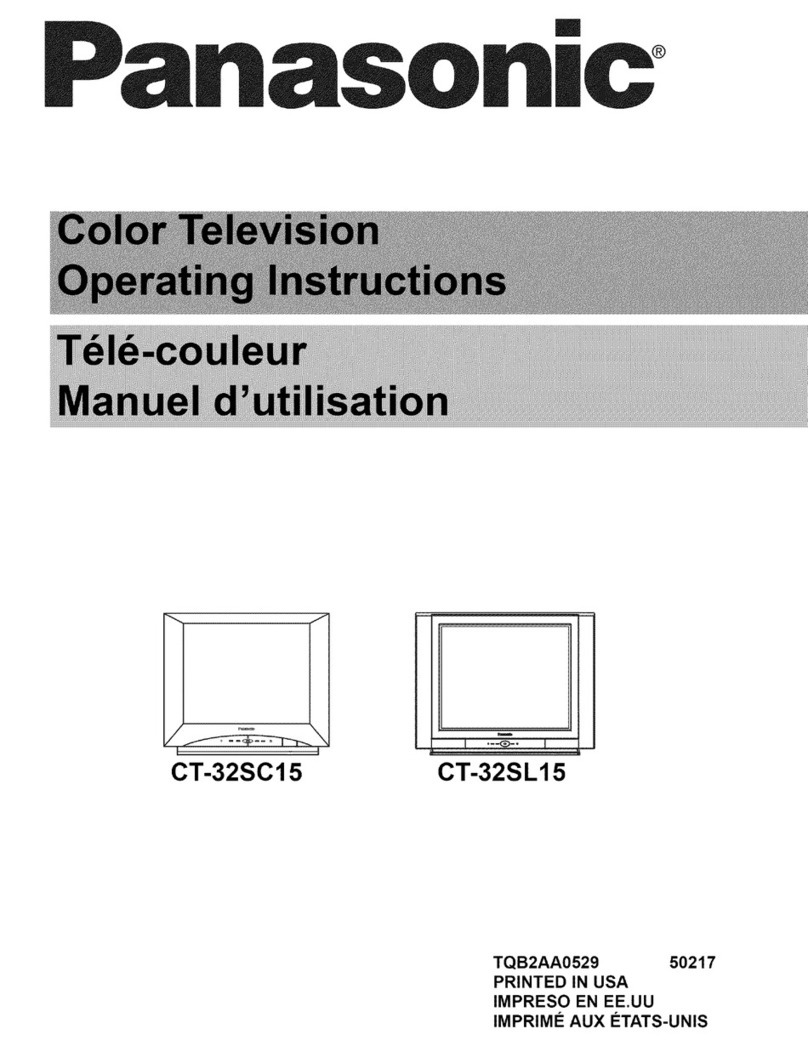 Panasonic CT 32SL15 User manual