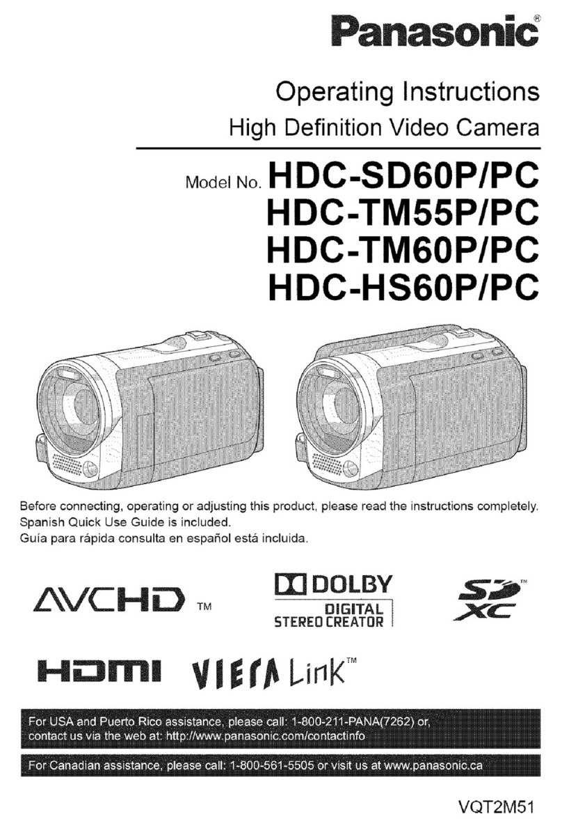 Panasonic HDC-TM55P User manual