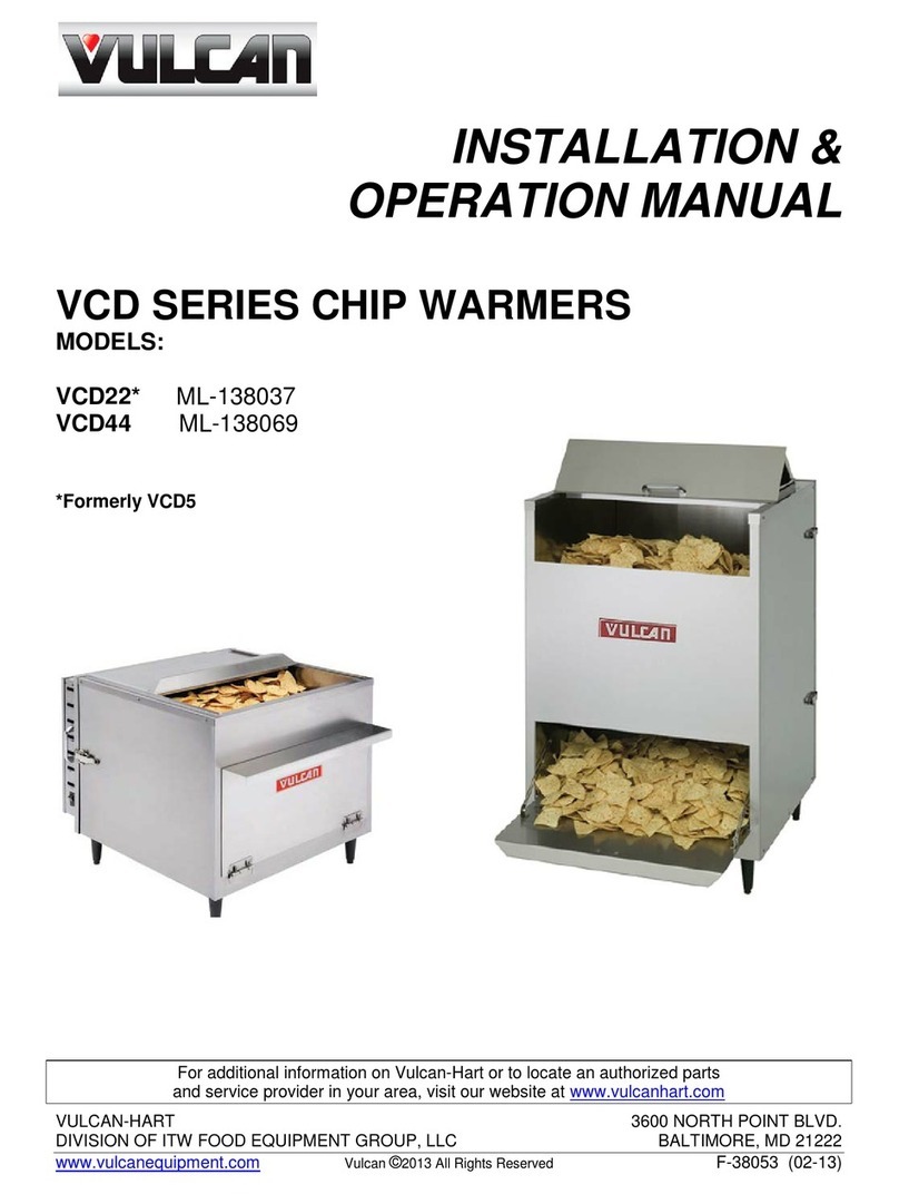 Vulcan-Hart VCD22* ML-138037 User manual