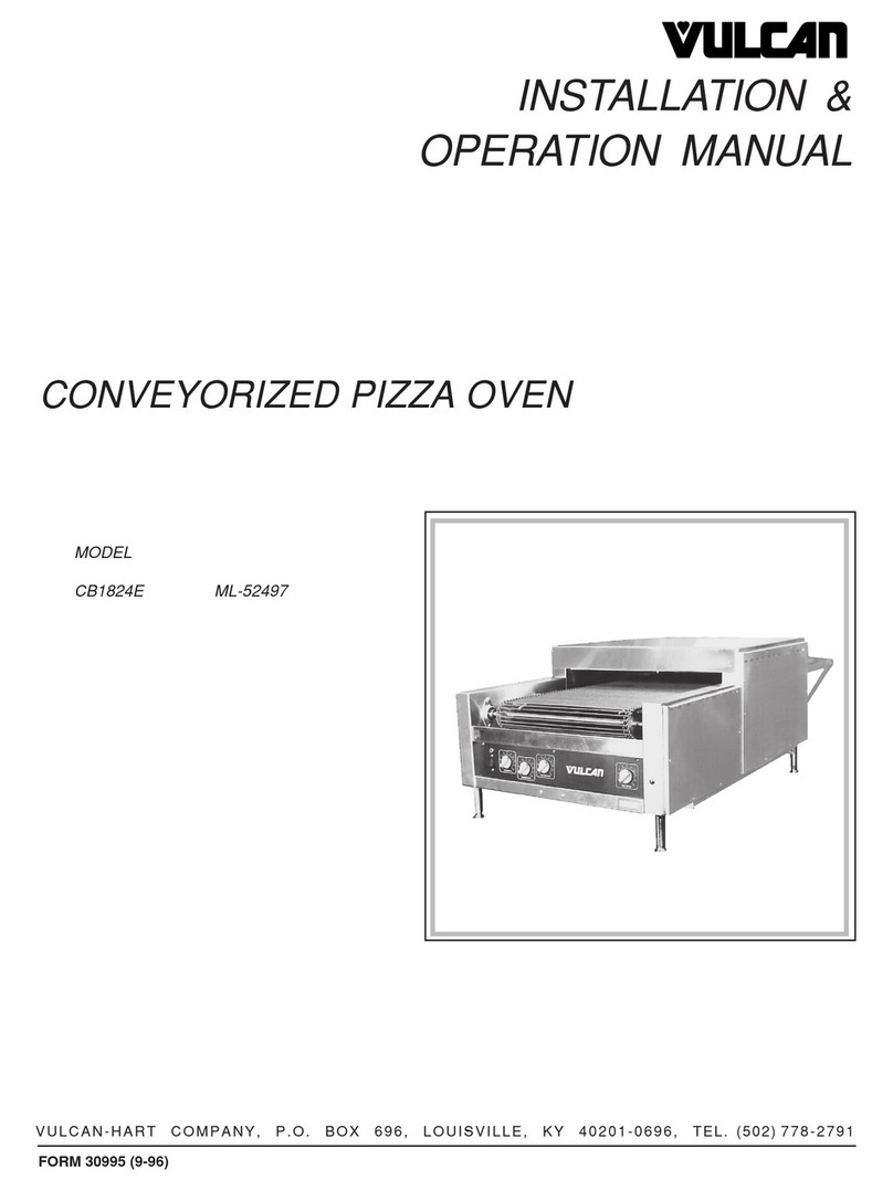 Vulcan-Hart CB1824E User manual Vulcan-Hart CB1824E User manual