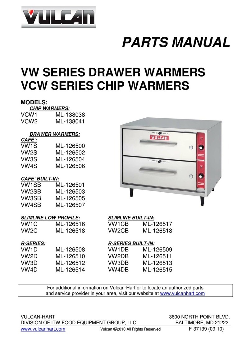 Vulcan-Hart VCW Series User manual