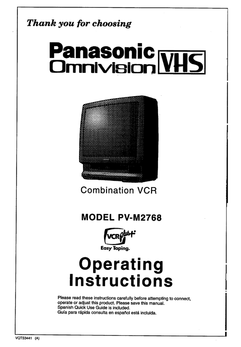 Panasonic Omnivision VHS PV-M2768-K User manual