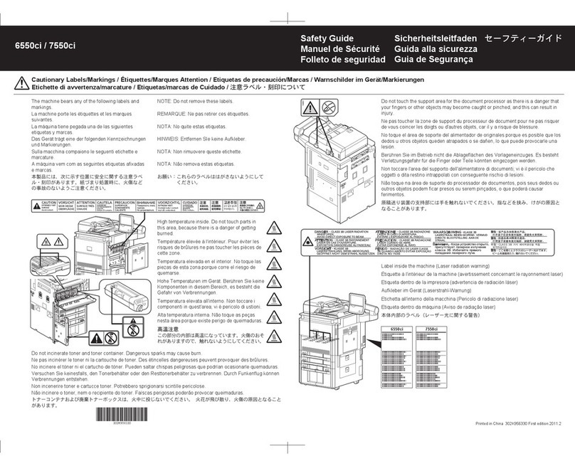 Kyocera TASKalfa 6550ci Installation and operating manual