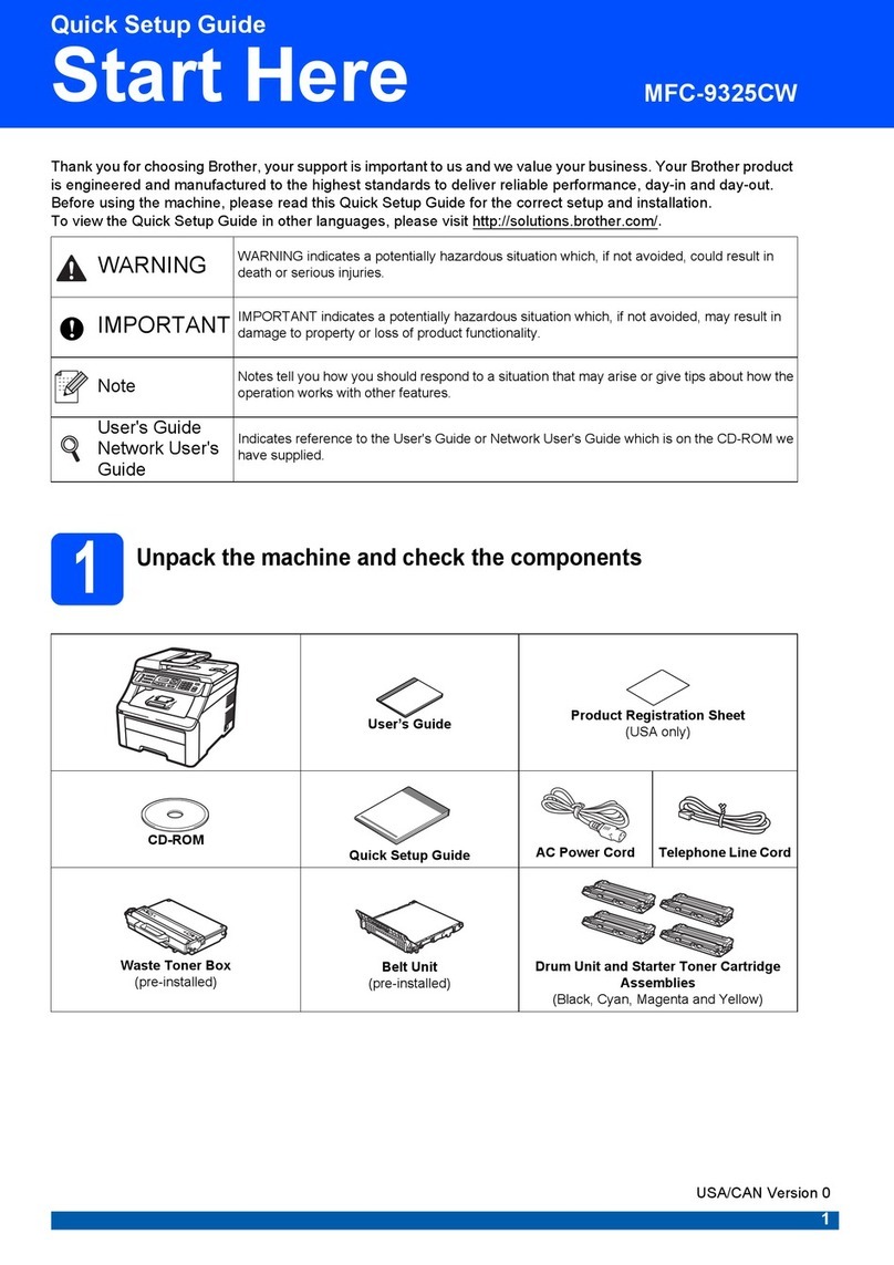 Brother MFC-9125CN User manual