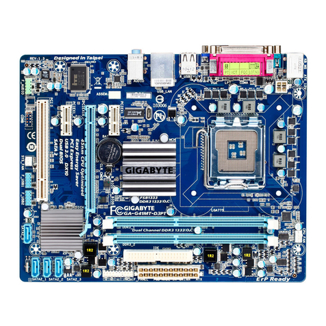 Gigabyte GA-G41MT-D3PT user manual