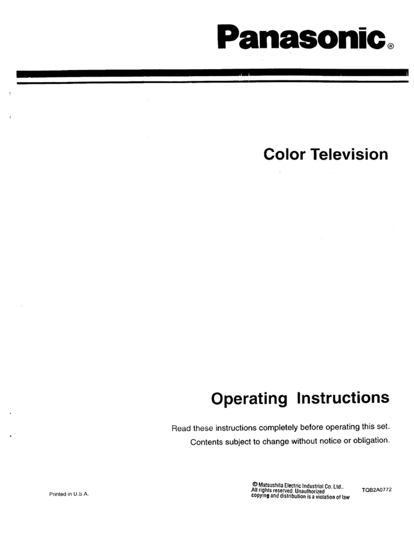 Panasonic CT205115 User manual