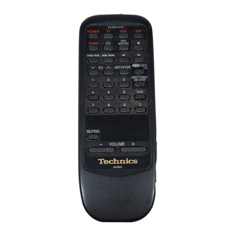 Technics EUR644346 Owner's manual