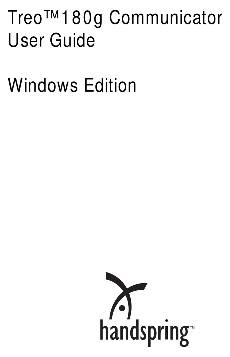Handspring Handspring Treo 180g user guide