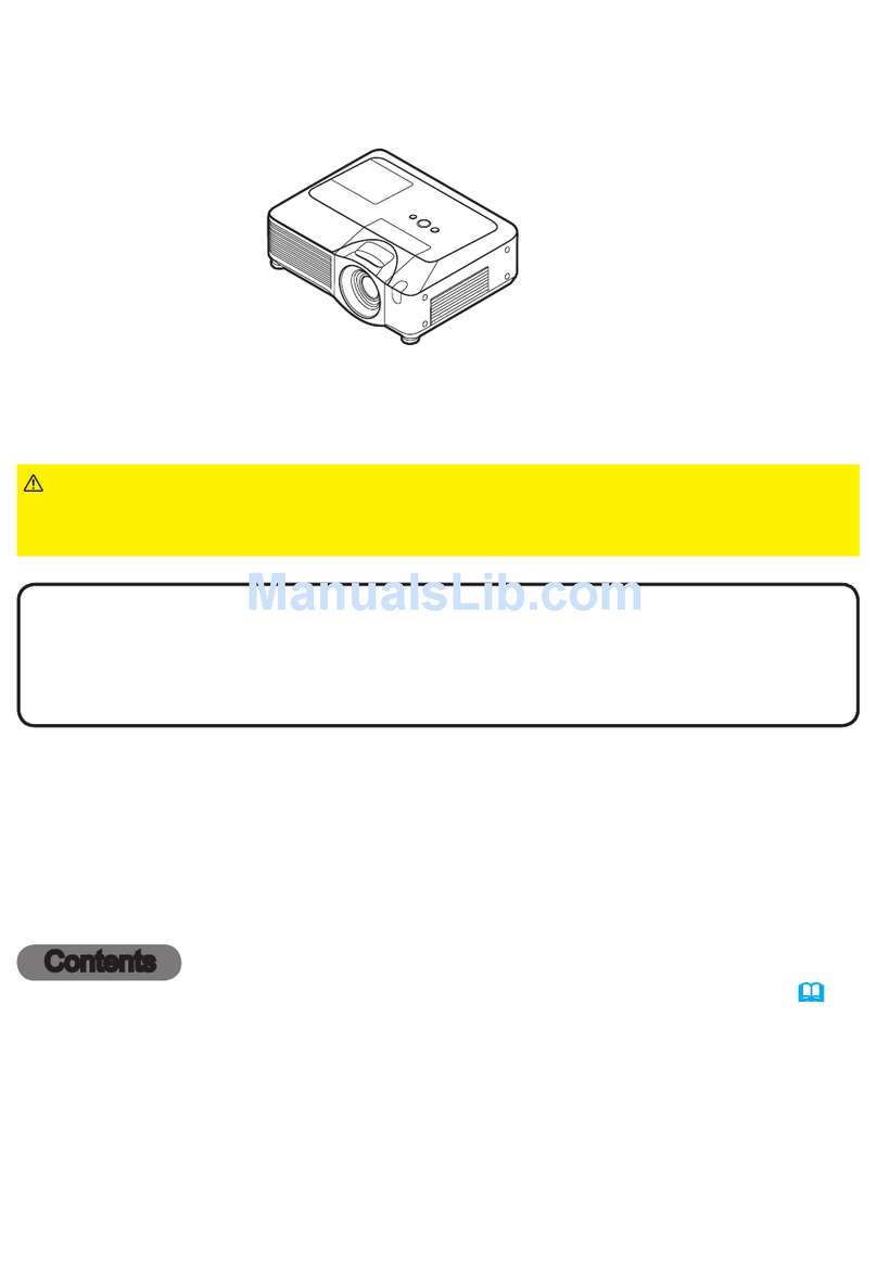 Hitachi CPX605 - 4000 Lumens XGA LCD Projector user manual