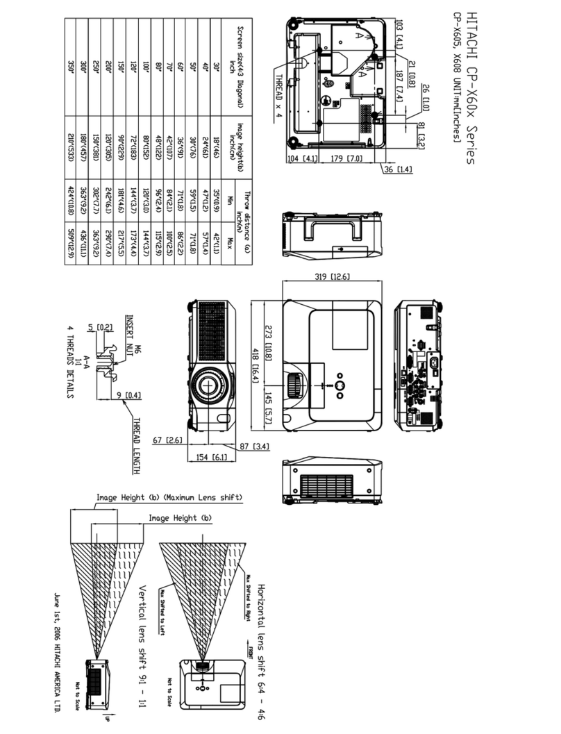 Hitachi CP-X605 Series Guide Hitachi CP-X605 Series Guide