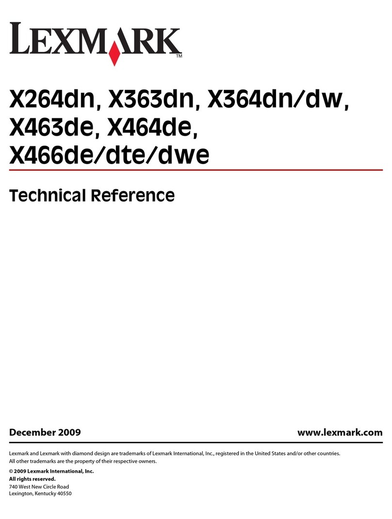 Lexmark X264 Service manual
