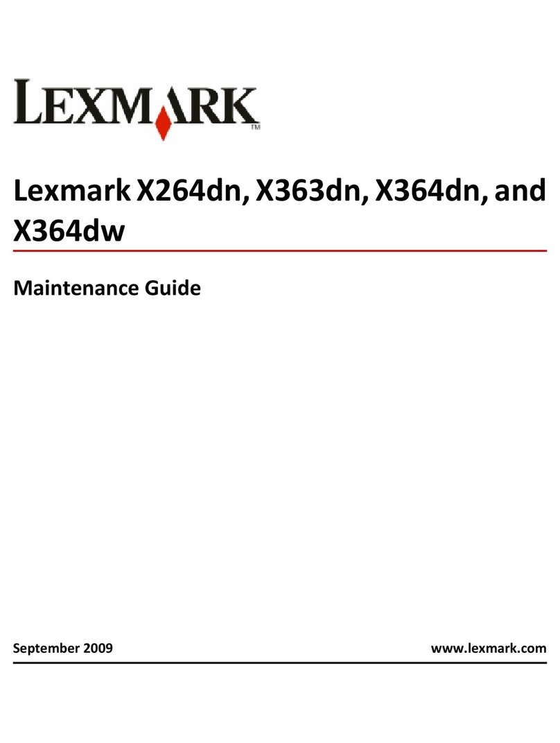 Lexmark X264 Operating manual