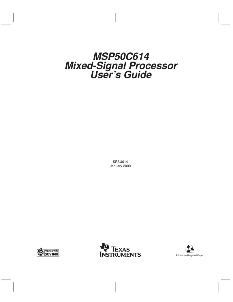 Texas Instruments MSP50C614 user guide