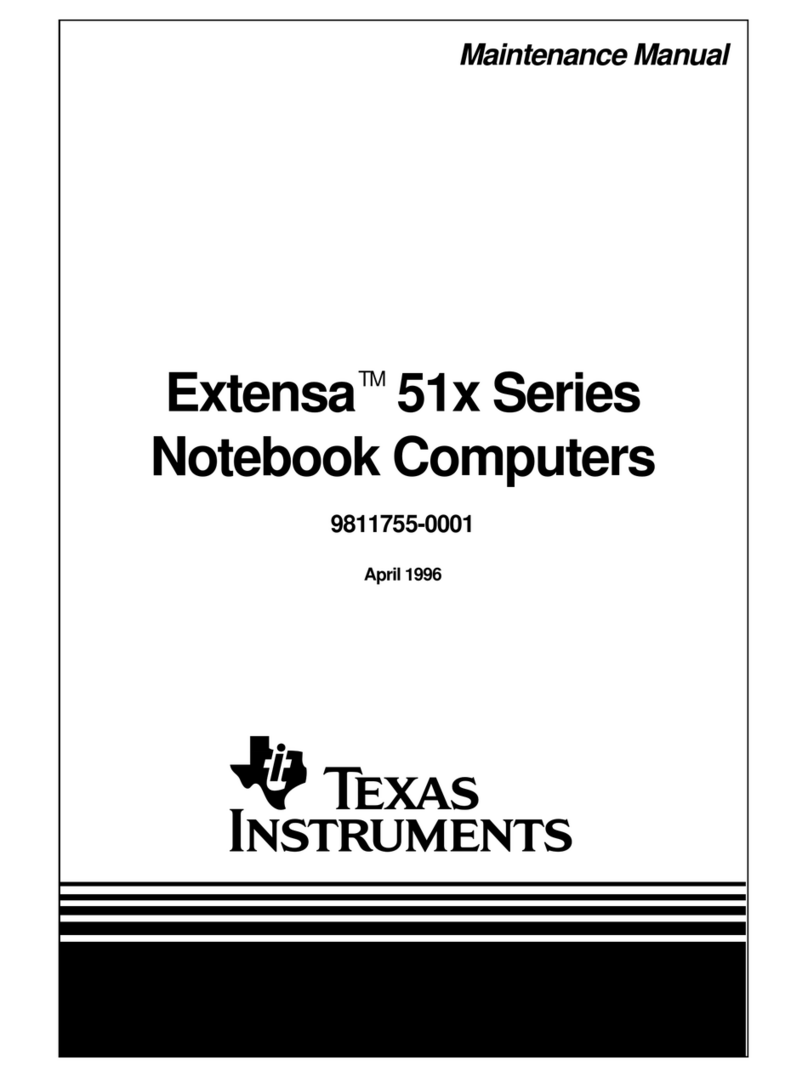 Texas Instruments Extensa 51x User manual