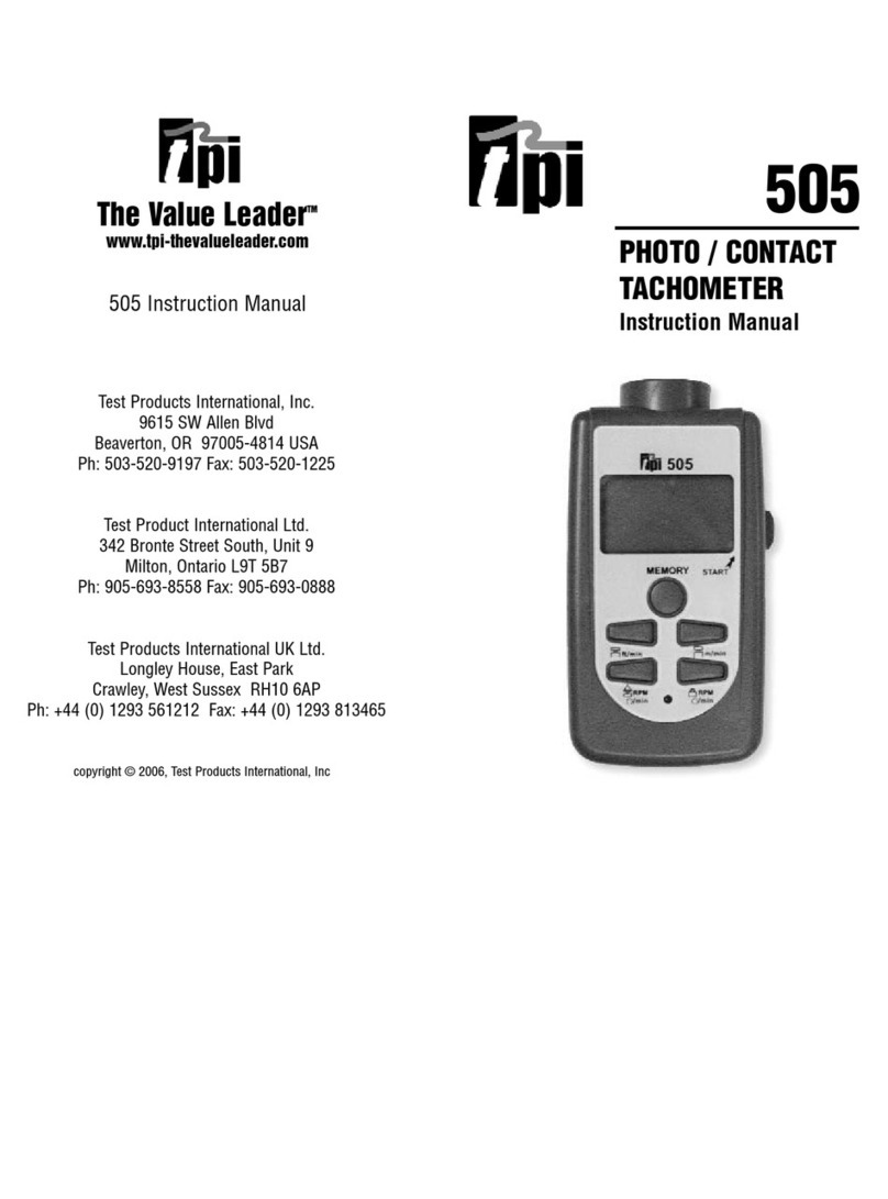 TPI The Value Leader 505 instruction manual