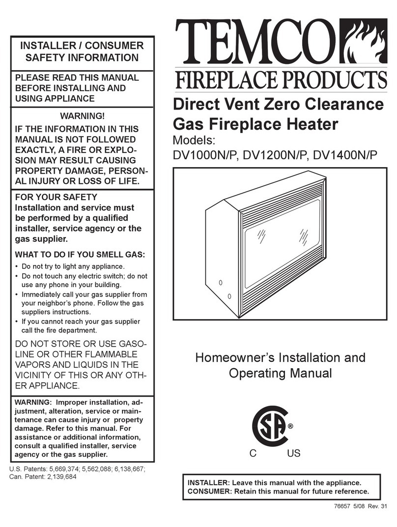 Temco DV1000N/P User manual