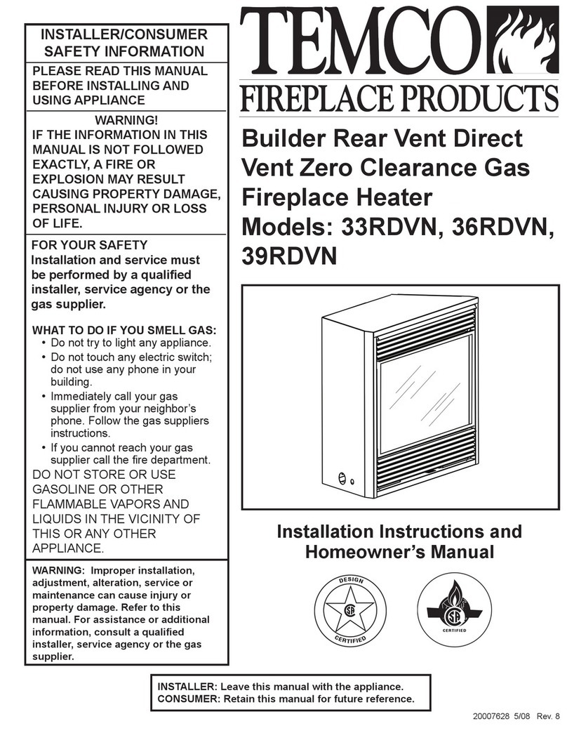 Temco 33RDVN Installation instructions