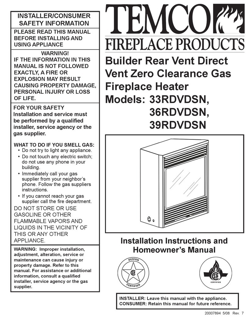 Temco 33RDVDSN Installation instructions
