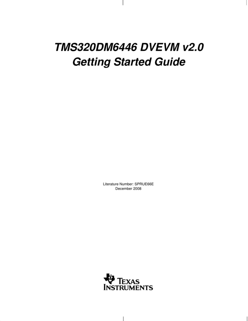 Texas Instruments TMS320DM6446 DVEVM v2.0 User manual