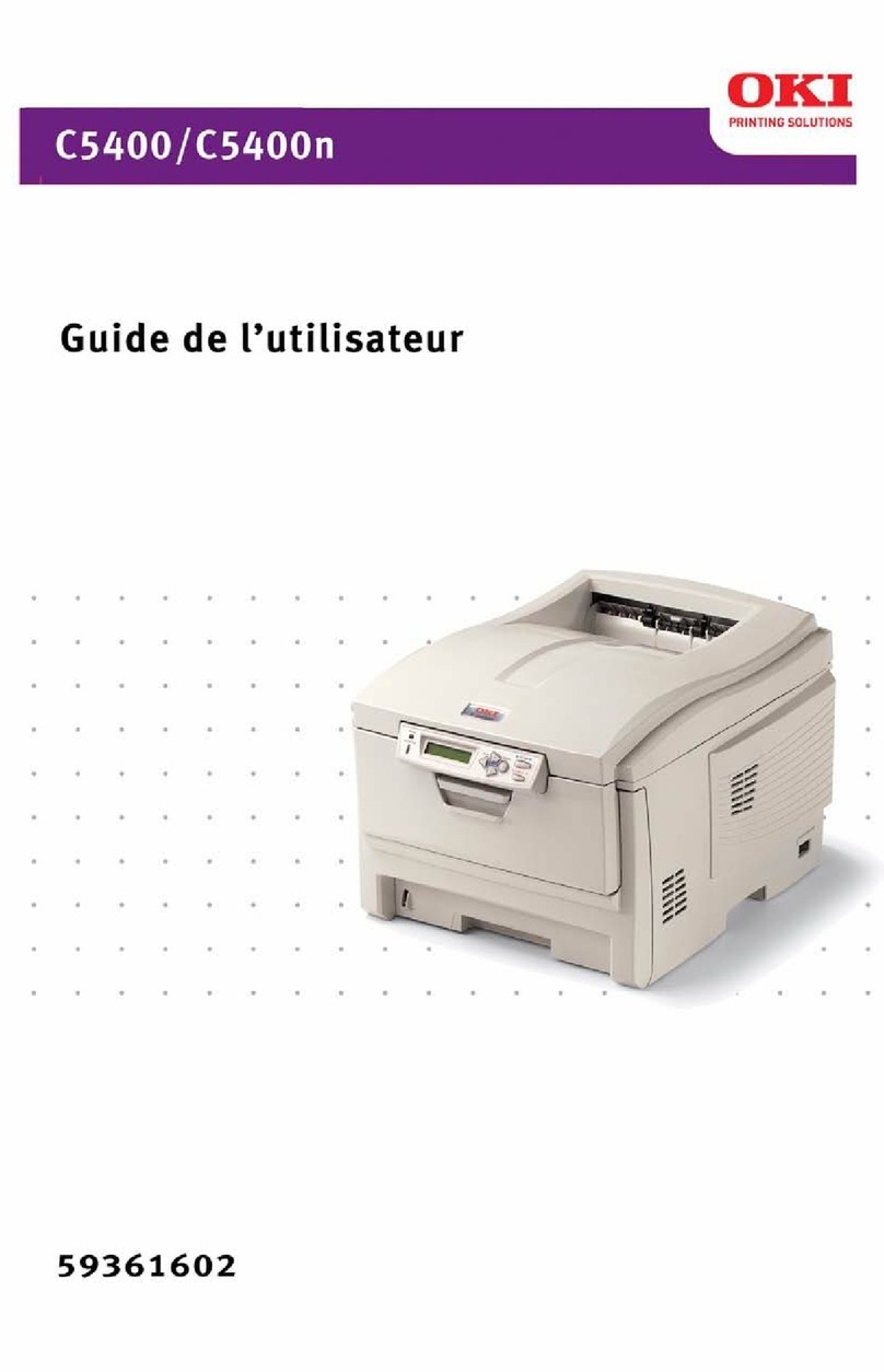 Oki C5400 Series User manual Oki C5400 Series User manual