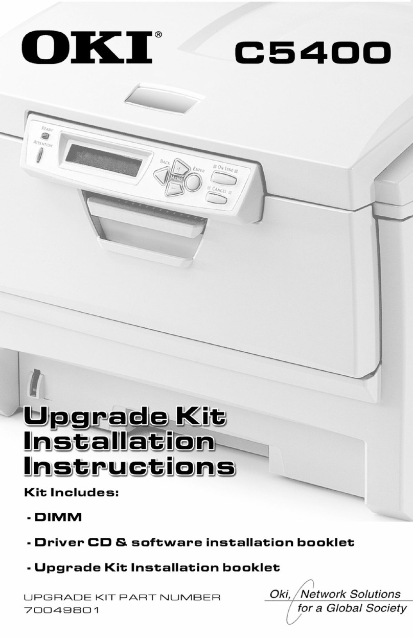 Oki C5400 Series User manual