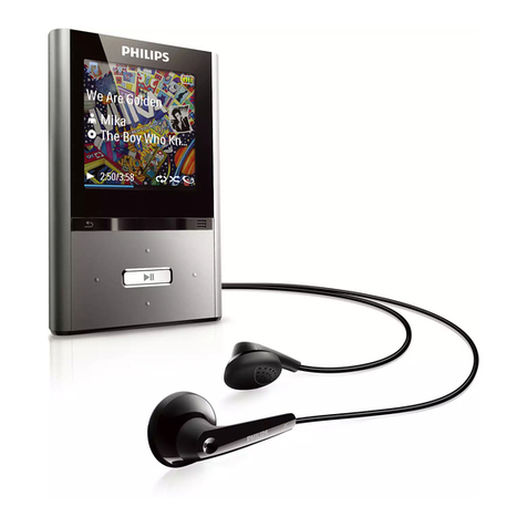 Philips GOGEAR VIBE SA2VBE04K User manual