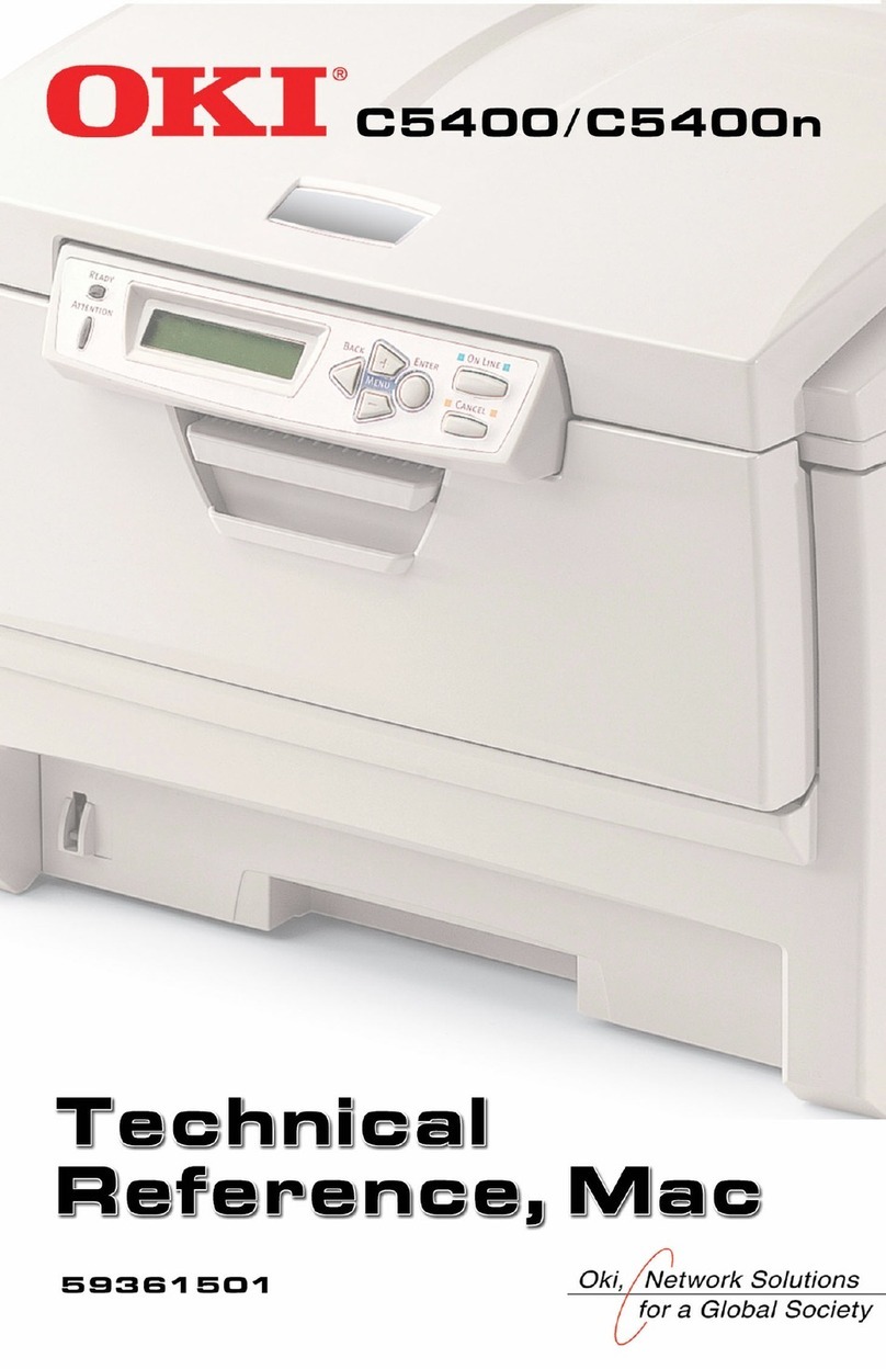 Oki C5400 Series Service manual