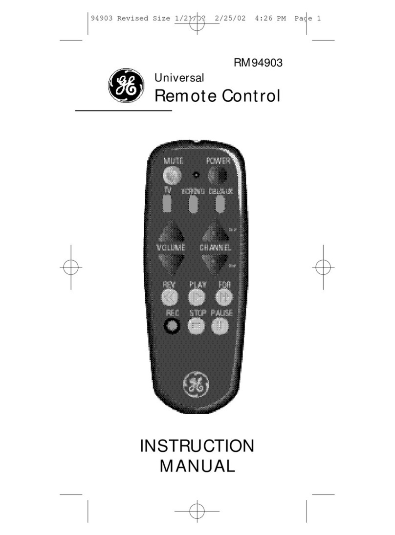 GE RM94903 instruction manual