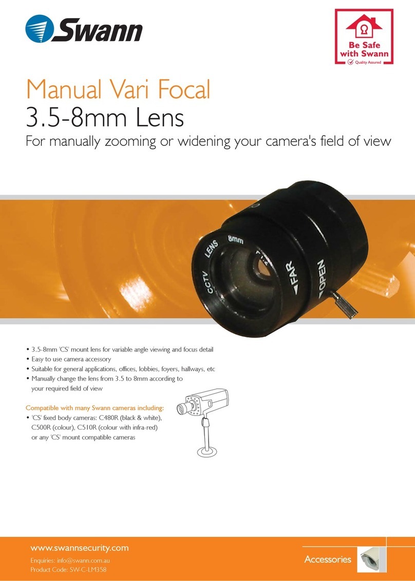 Swann SW-C-LM358 Manual Vari Focal specification