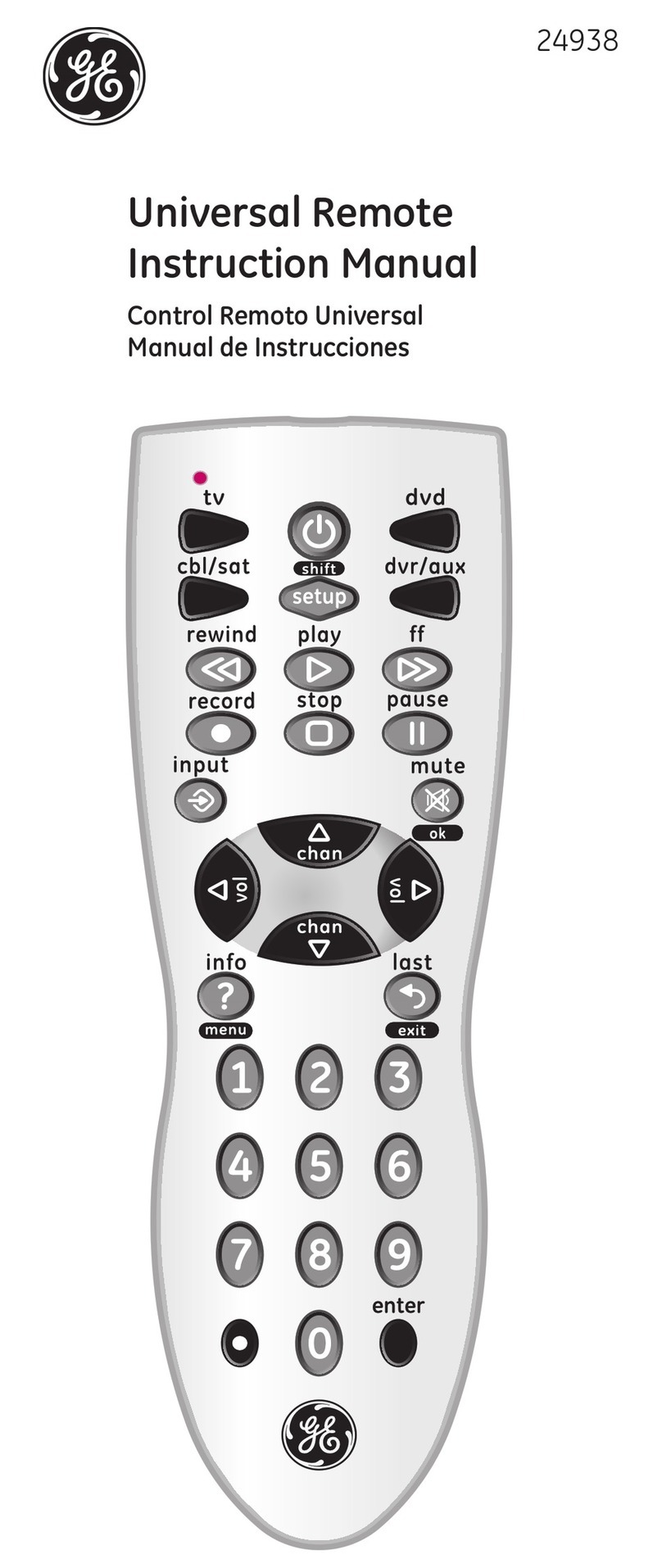 GE 24938 User manual